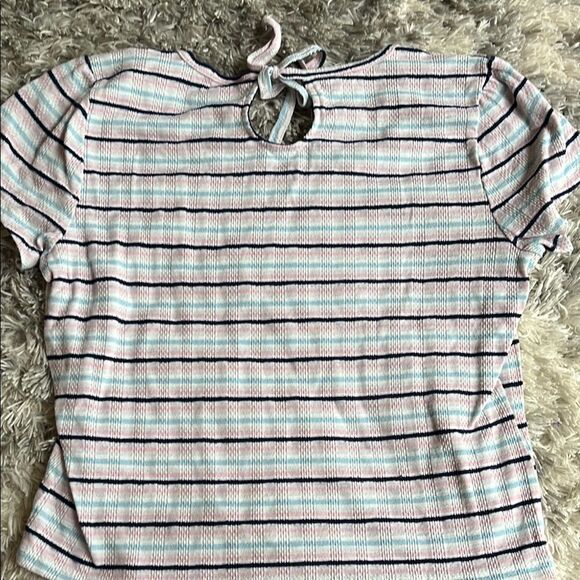 Striped Short Sleeve Top - Picture 2 of 2